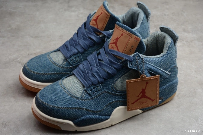 Rep x 4 Air Jordan Levi's Nike Denim AO2571-401 0811
